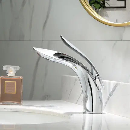 Sundar Rose Gold Waterfall Basin Faucet