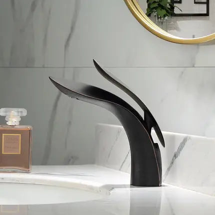 Sundar Rose Gold Waterfall Basin Faucet