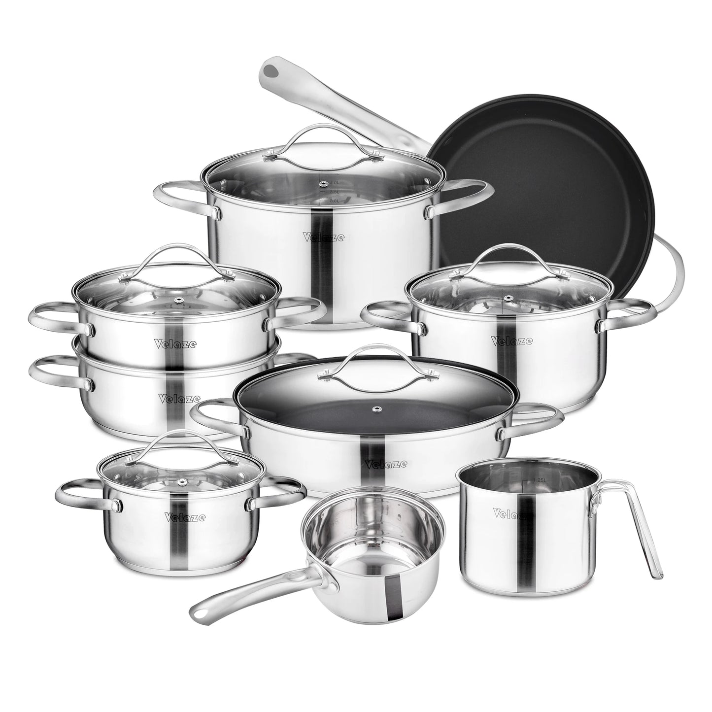 Miki Stainless Steel Cookware Set