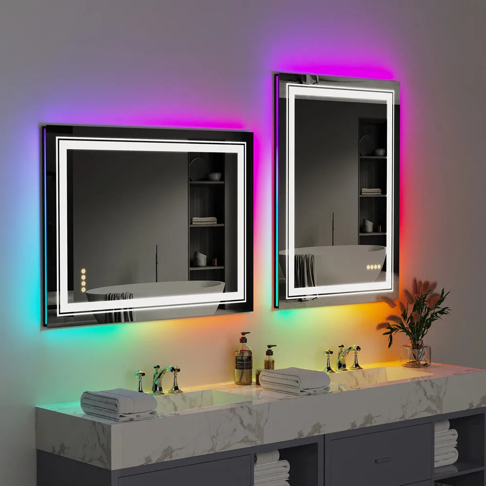 Klarhet Multicolor LED Bathroom Mirror