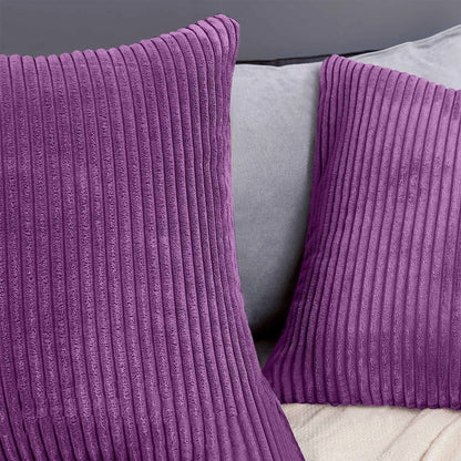 Ljusnande Corduroy Boho Cushion Cover Set